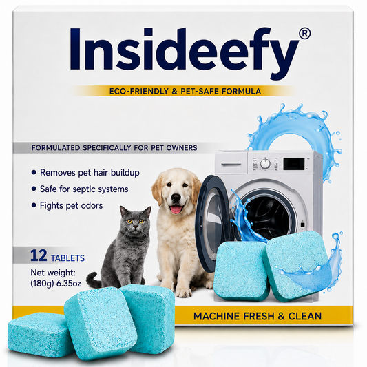 Solid Washing Machine Cleaner Tablets (12-Tablet Pack)