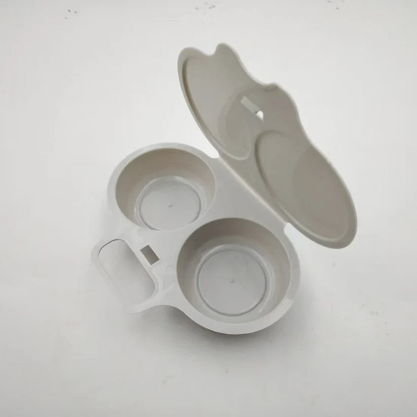 🎁 BUY 1 GET 1 FREE! Microwave Egg Poacher – 2 Eggs in Minutes, No Pan & Easy Cleanup 🍳⚡