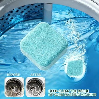 Solid Washing Machine Cleaner Tablets (12-Tablet Pack)