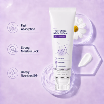 ✨Instant Neck Lift Cream — ✨ Infused with Retinol & Hyaluronic Acid | Firms the Neck, Reduces Wrinkles & Double Chin