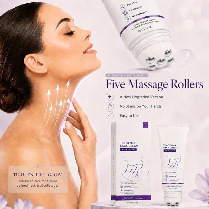✨Instant Neck Lift Cream — ✨ Infused with Retinol & Hyaluronic Acid | Firms the Neck, Reduces Wrinkles & Double Chin