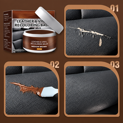 Leather Repair Paste – Fills scratches & scuffs, restores texture.