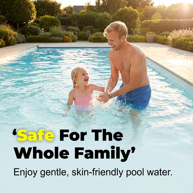 Crystal Clear Pool Cleaner Long-Lasting Cleaning Tablets