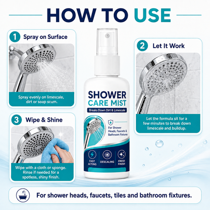 Shower Limescale Remover Spray - 100ml